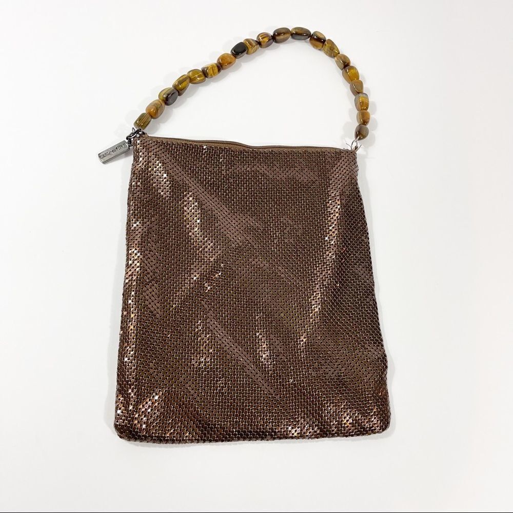 Bronze Whiting & Davis Mesh Bag - Picture 2 of 10